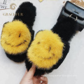 Excellent quality soft furry fur slippers